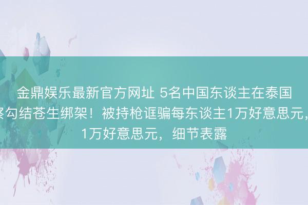 金鼎娱乐最新官方网址 5名中国东谈主在泰国遭当地窥察勾结苍生绑架！被持枪诓骗每东谈主1万好意思元，细节表露