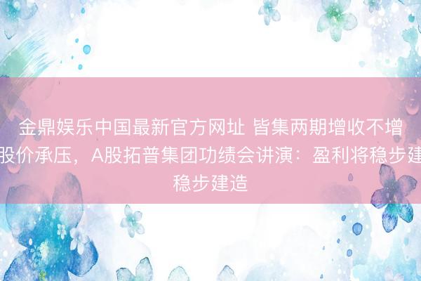 金鼎娱乐中国最新官方网址 皆集两期增收不增利股价承压，A股拓普集团功绩会讲演：盈利将稳步建造